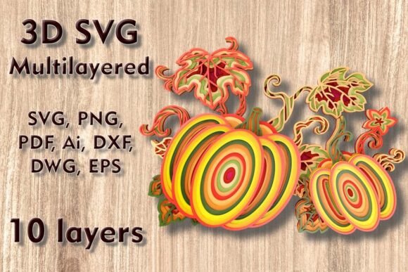 Creating Depth with Pumpkins 3D SVG Multilayer Laser Files: A Guide to Layered Autumn Decor