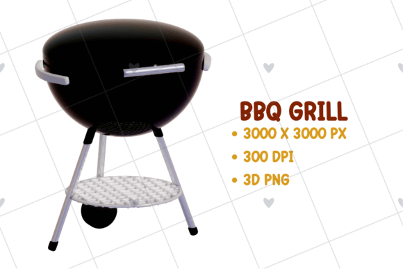 Elevating Digital Design with High-Resolution BBQ Grill – Steel BBQ Grill 3D Assets
