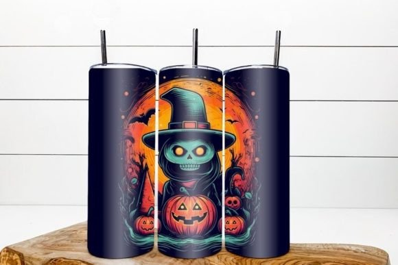 Elevating Seasonal Merchandise with High-Resolution Halloween Tumbler Sublimation Designs