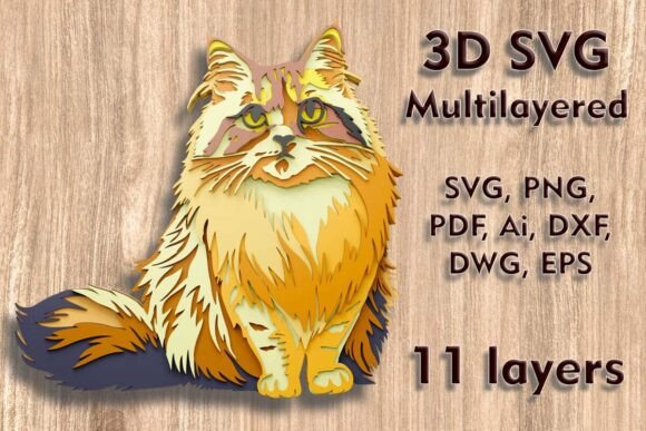 Elevating Spatial Design: The Strategic Value of Cat 3D SVG Multilayer Laser Cut Files in Modern Crafting