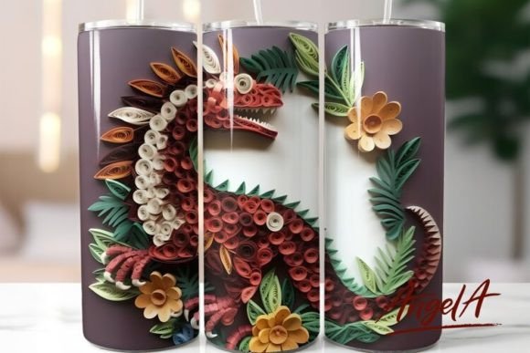 Elevating Sublimation Design: The Strategic Value of the Reptile Tumbler Wrap Animal Dinosaur