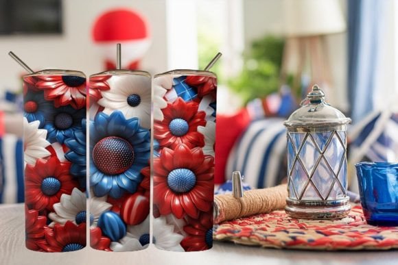 Integrating the Patriotic Sunflowers 20oz Tumbler Wrap into Your Sublimation Workflow