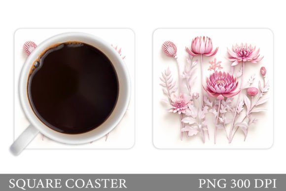 Mastering 3D Wildflowers Coaster Sublimation: A Guide to Creating Stunning Floral Designs