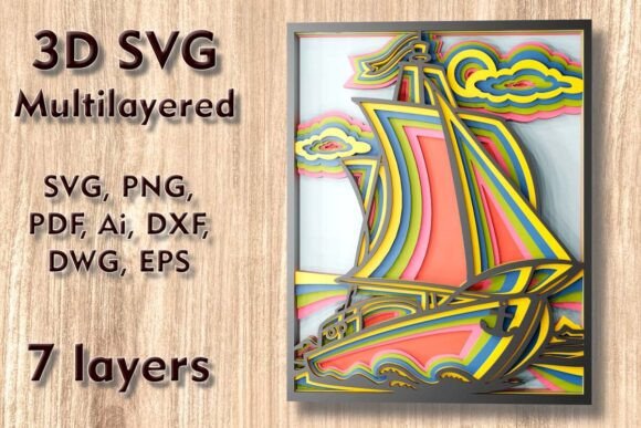 Mastering Depth: A Guide to Yacht 3D SVG Multilayer Laser Cut Files for Precision Craftsmanship