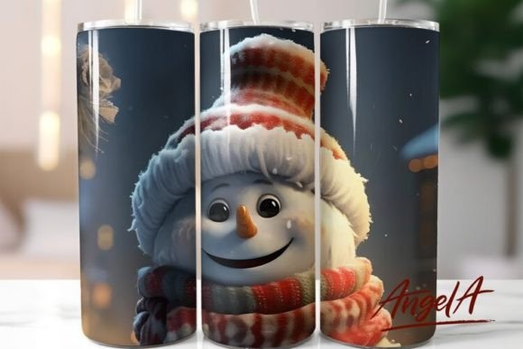 Snowman Tumbler Sublimation Guide
