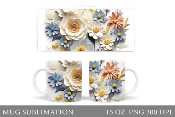 Strategic Positioning with 3D Flowers Mug Sublimation