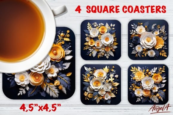 Unlocking Creativity with Floral Coaster 3D Flowers PNG: A Guide to Modern Sublimation Design
