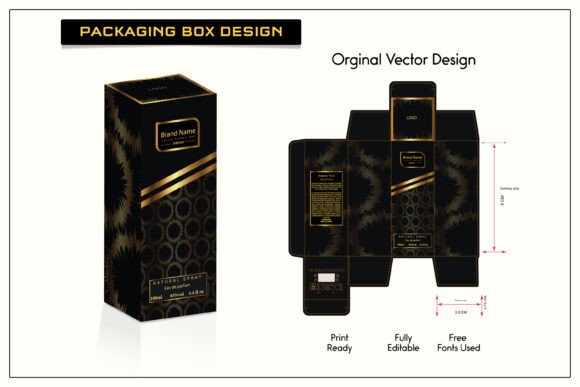 Visual Delight Perfume Packaging Box Design